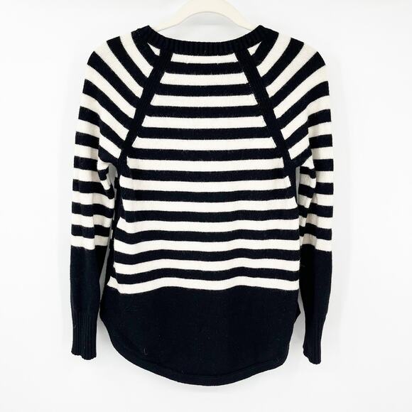 By Anthropologie Womens Fall Rebekah Cozy Knit Striped Tunic Sweater Size XS - Picture 8 of 8